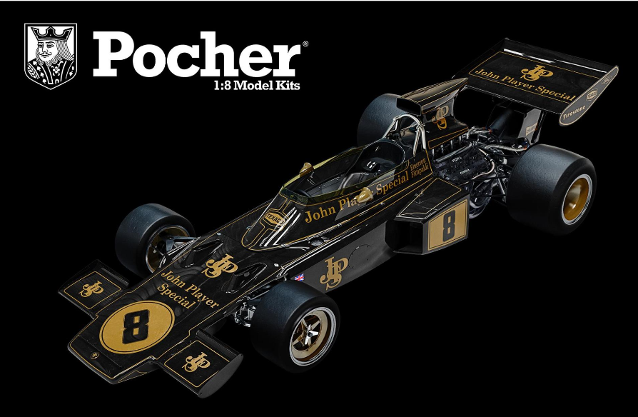 Pocher 1/8 scale Lotus 72 72D F1 kit HK114 Emerson Fittipaldi