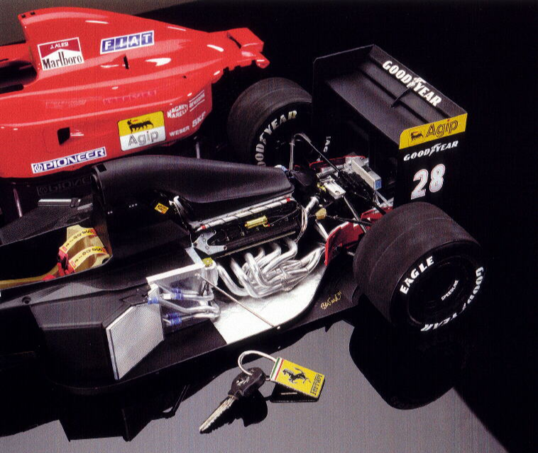 Rosso 1/8 Ferrari 643 F1 metal kit