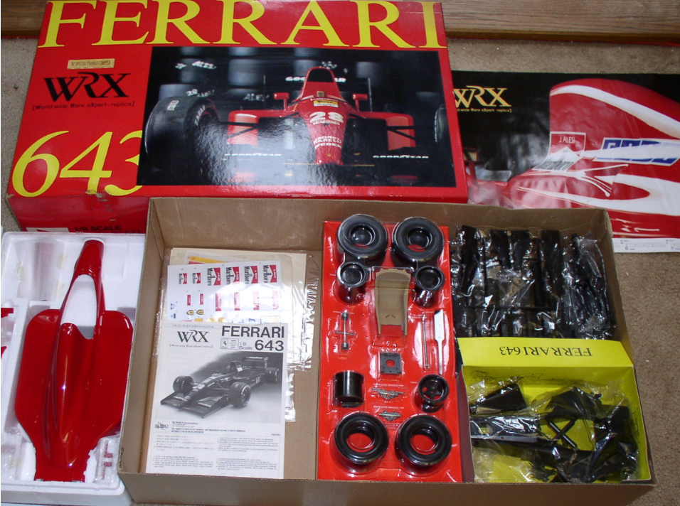 Rosso 1/8 Ferrari 643 F1 metal kit