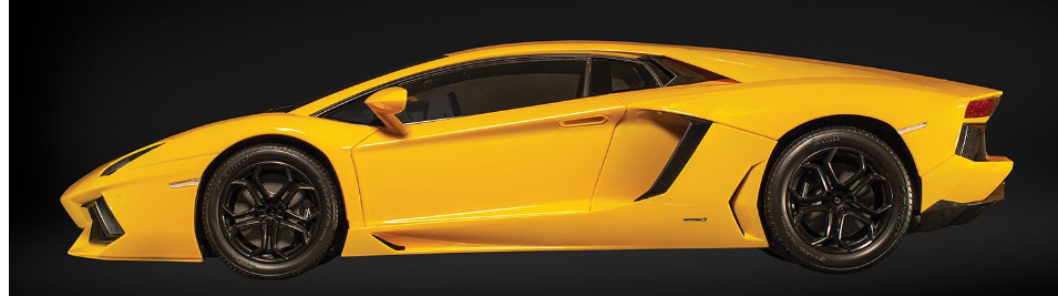 Pocher 1/8 yellow Lamborghini Aventador HK119 kit Pocher 1/8 yellow Lamborghini Aventador HK119 kit