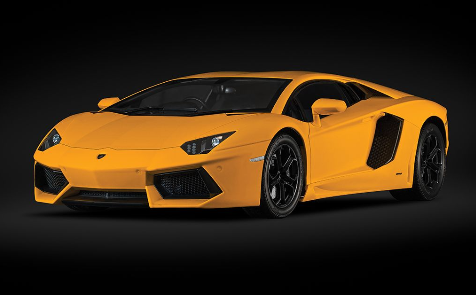 Pocher 1/8 yellow Lamborghini Aventador HK119 kit