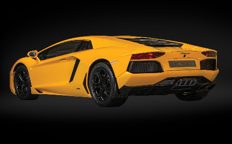 Pocher 1/8 yellow Lamborghini Aventador HK119 kit Pocher 1/8 yellow Lamborghini Aventador HK119 kit