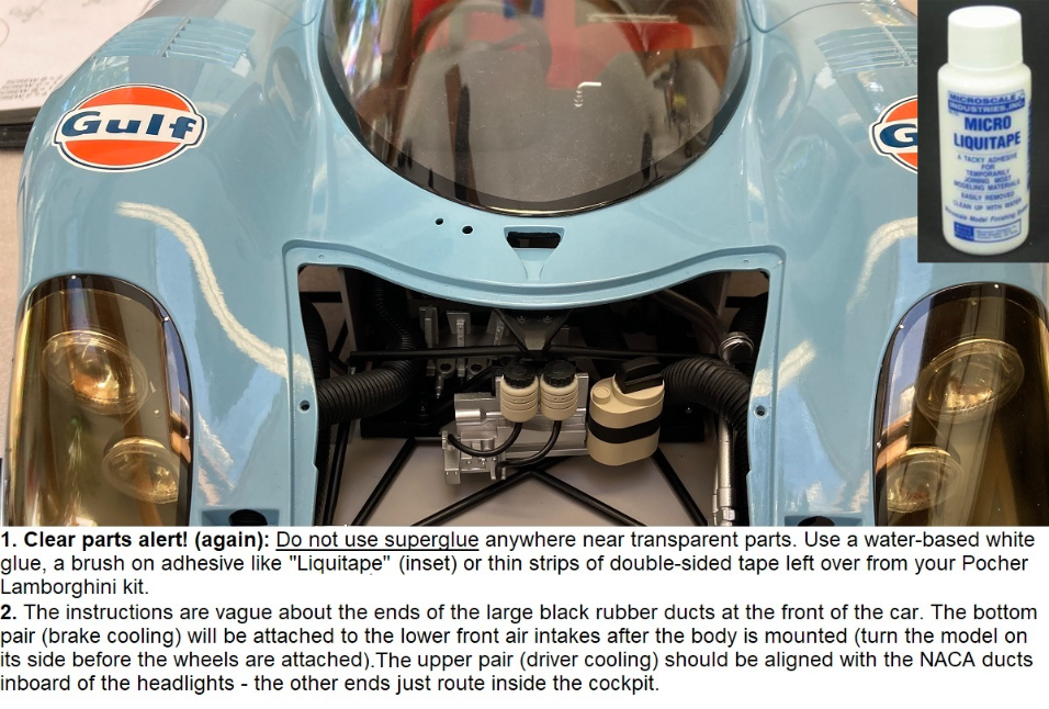 Pocher 1/8 Gulf Porsche 917 K HK118 build photos Pocher 1/8 Gulf Porsche 917 K HK118 build photos