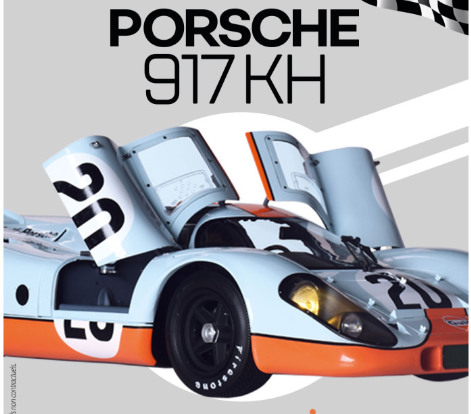 IXO 1/8 scale 1970 Gulf Porsche 917 KH Le Mans kit