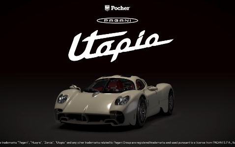 Pocher 1/8 scale Pagani Utopia kit HK120