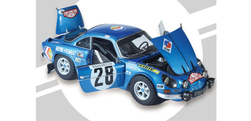IXO 1/8 scale Alpine A110 1600 S Rally kit IXO 1/8 scale Alpine A110 1600 S Rally kit