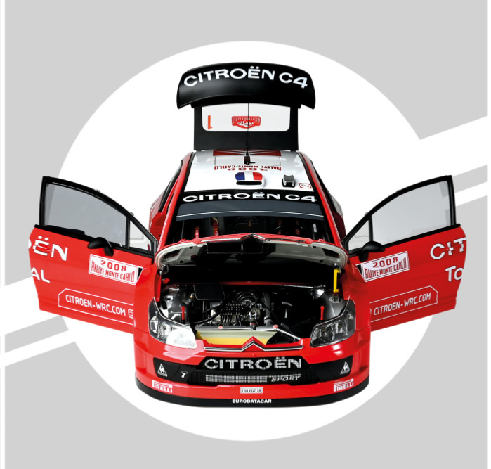 IXO 1/8 scale Citroen C4 WRC Sebastien Loeb kit IXO 1/8 scale Citroen C4 WRC Sebastien Loeb kit