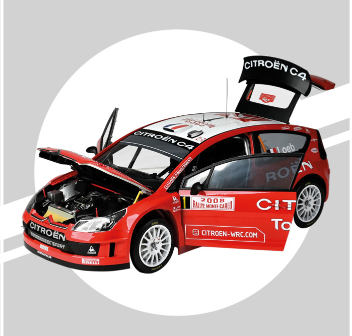 IXO 1/8 scale Citroen C4 WRC Sebastien Loeb kit IXO 1/8 scale Citroen C4 WRC Sebastien Loeb kit