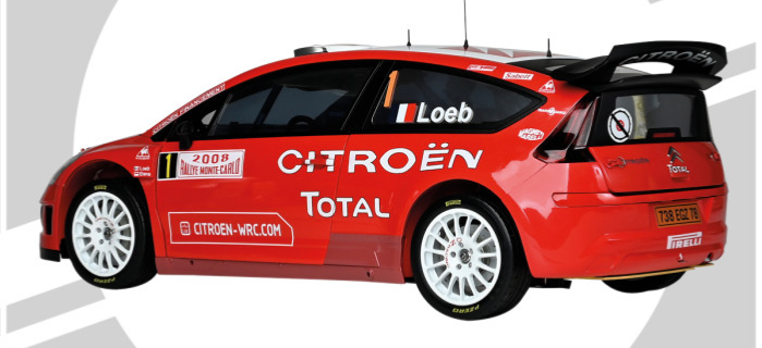 IXO 1/8 scale Citroen C4 WRC Sebastien Loeb kit IXO 1/8 scale Citroen C4 WRC Sebastien Loeb kit