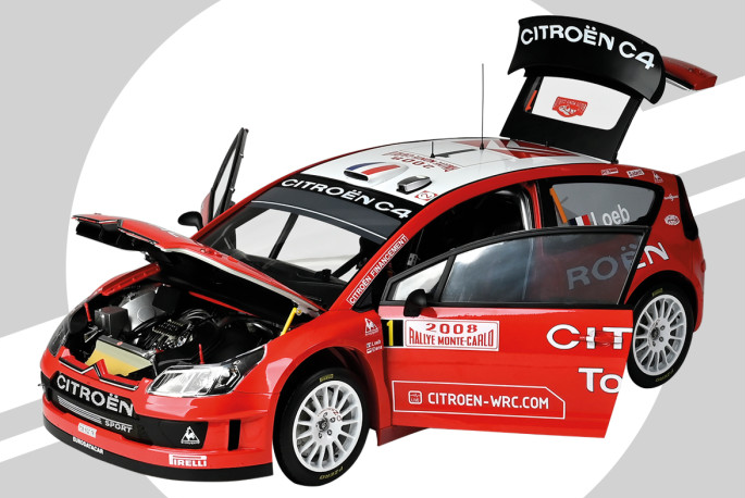 IXO 1/8 scale Citroen C4 WRC (Sebastien Loeb) kit IXO 1/8 scale Citroen C4 WRC (Sebastien Loeb) kit