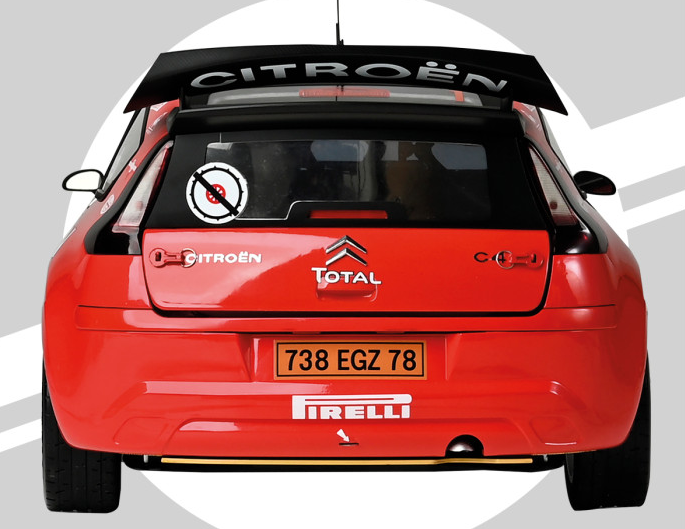 IXO 1/8 scale Citroen C4 WRC (Sebastien Loeb) kit IXO 1/8 scale Citroen C4 WRC (Sebastien Loeb) kit