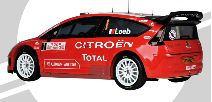 IXO 1/8 scale Citroen C4 WRC (Sebastien Loeb) kit IXO 1/8 scale Citroen C4 WRC (Sebastien Loeb) kit