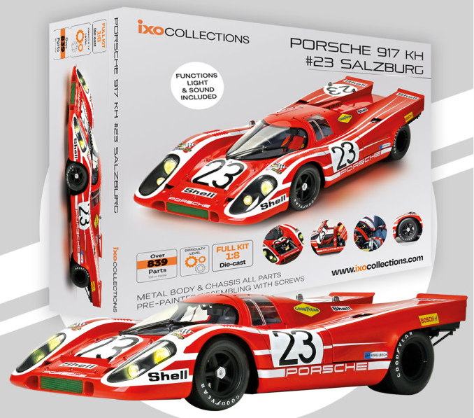 IXO 1/8 scale red Porsche 917 KH kit