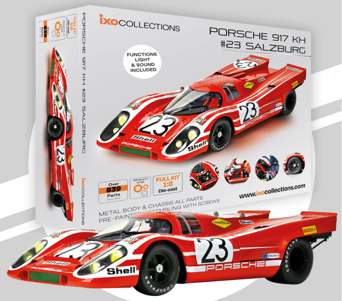 IXO 1/8 scale red Porsche 917 KH kit IXO 1/8 scale red Porsche 917 KH kit