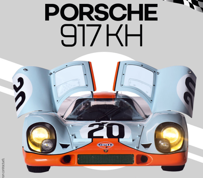 IXO 1/8 scale 1970 Gulf Porsche 917 KH Le Mans kit