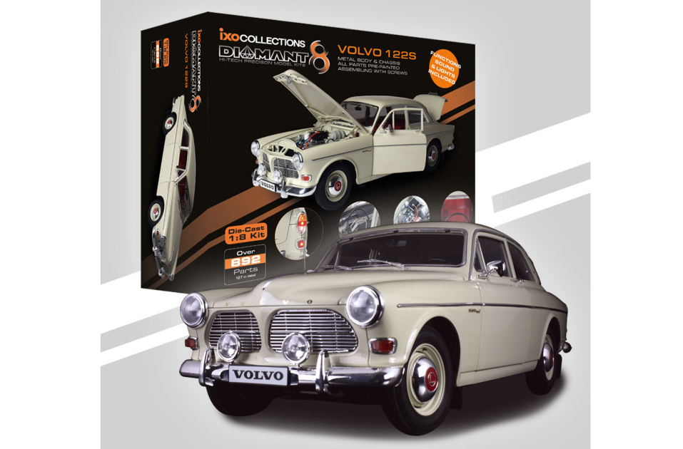 IXO 1/8 scale Volvo 122S kit