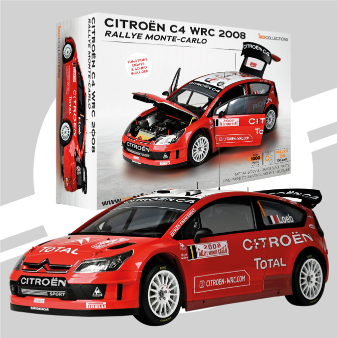 IXO 1/8 scale Citroen C4 WRC (Sebastien Loeb) kit IXO 1/8 scale Citroen C4 WRC (Sebastien Loeb) kit